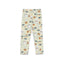 Toddler & Youth Gooble Butter Yellow Fall Festival Pattern Leggings