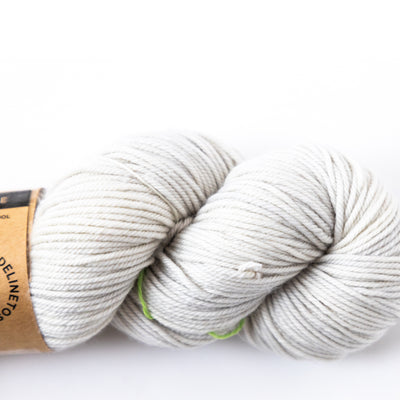 Yo Gabba Gabba! Sparkle White Yarn Skein by Madelinetosh