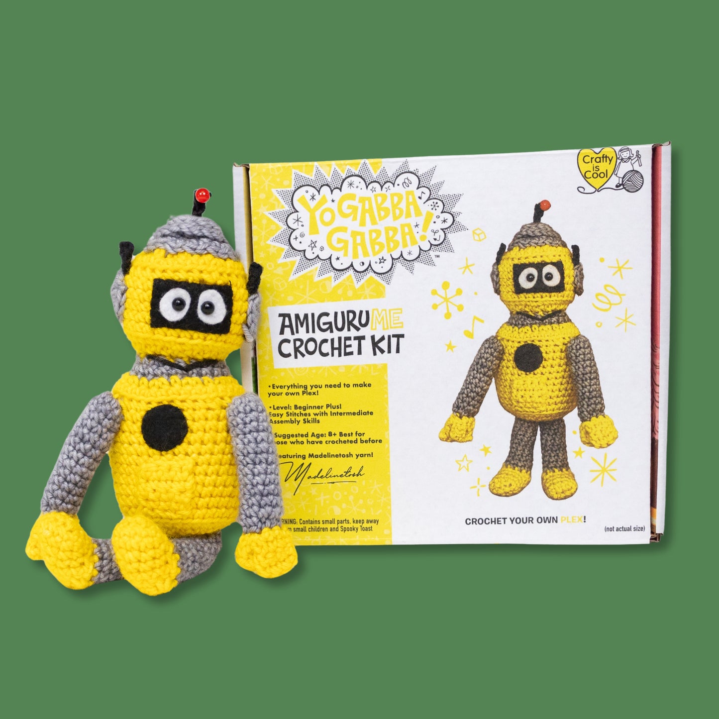 Yo Gabba Gabba! AmiguruME Plex Crochet Kit with Crafty Is Cool!