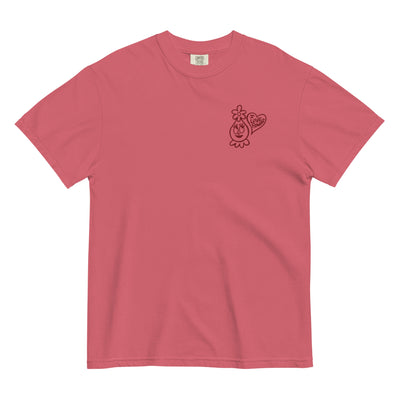 Adult Foofa "I Love Flowers!" Embroidered Tee