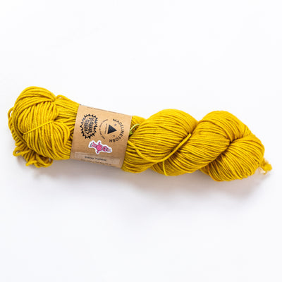 Yo Gabba Gabba! Daily Yellow Yarn Skein by Madelinetosh