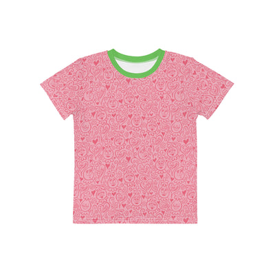 Toddler Foofa "I Love Flowers!" Petal Pink Print Tee