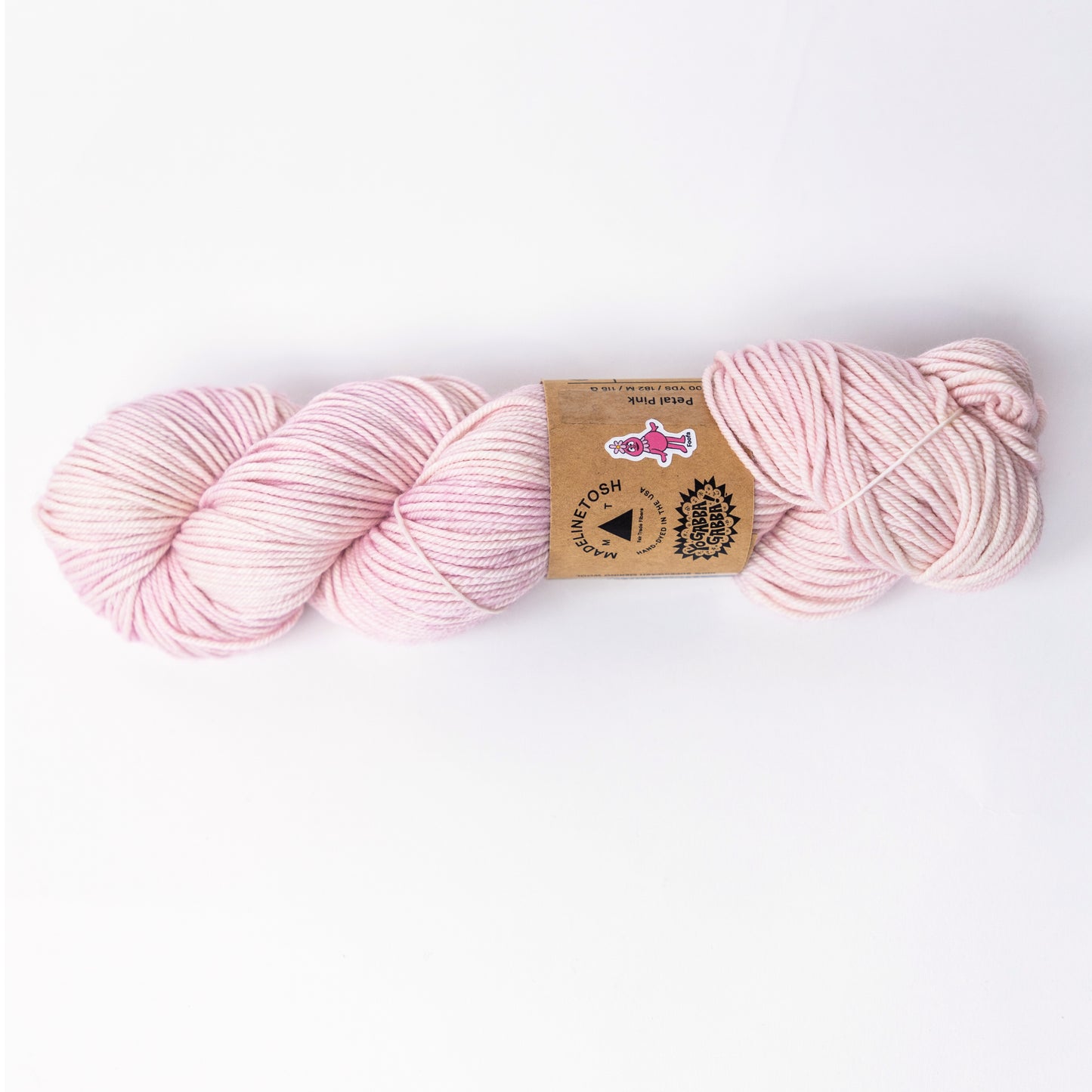 Yo Gabba Gabba! Petal Pink Yarn Skein by Madelinetosh