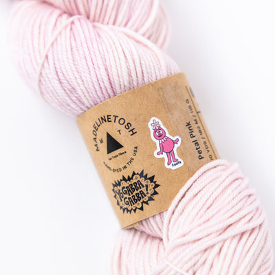 Yo Gabba Gabba! Petal Pink Yarn Skein by Madelinetosh