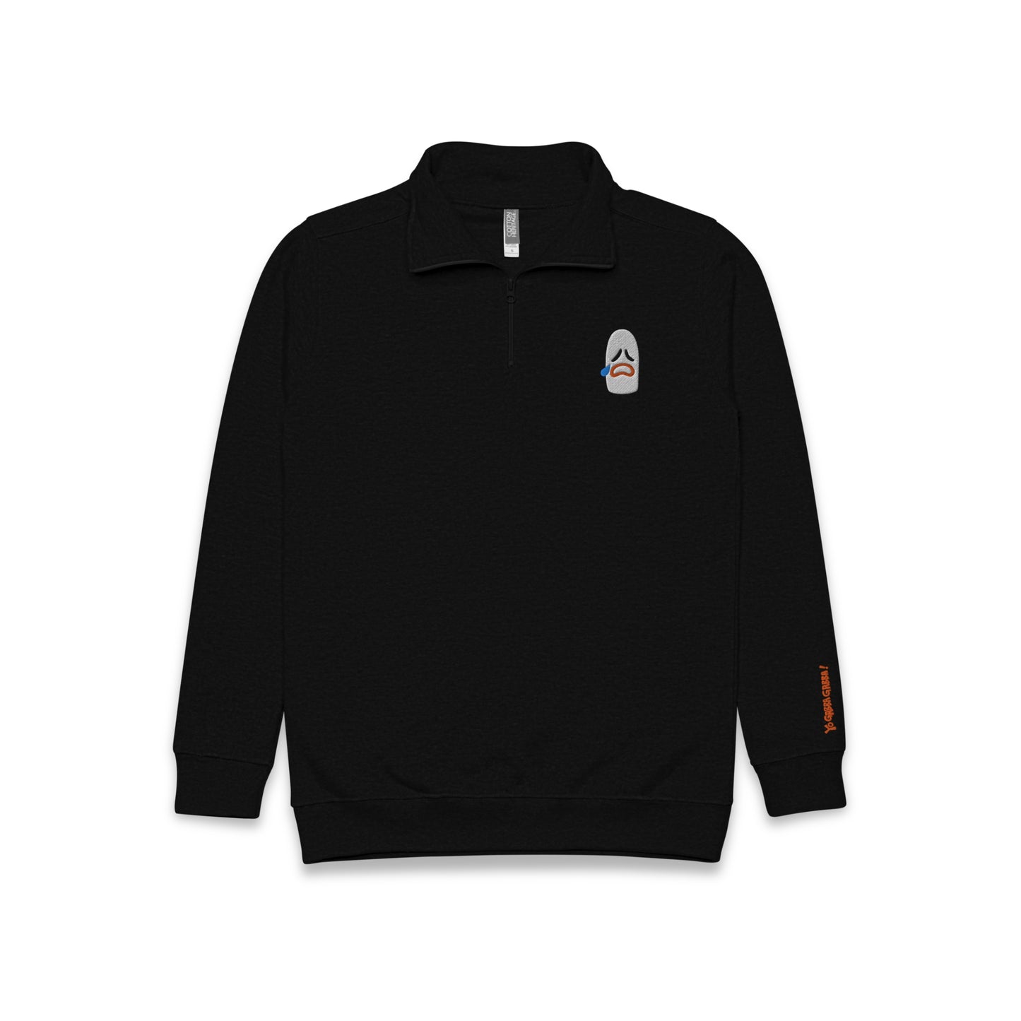 Adult Gooble Learn to Cry Embroidered Fleece Quarter Zip