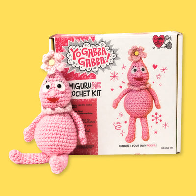 Yo Gabba Gabba! AmiguruME Foofa Crochet Kit with Crafty Is Cool!