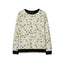 Adult Gooble Butter Yellow Fall Festival Pattern Sweatshirt