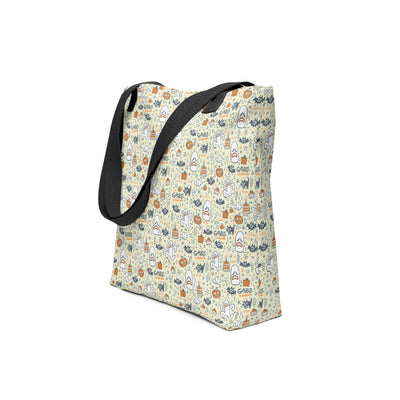 Gooble Butter Yellow Fall Festival Pattern Tote