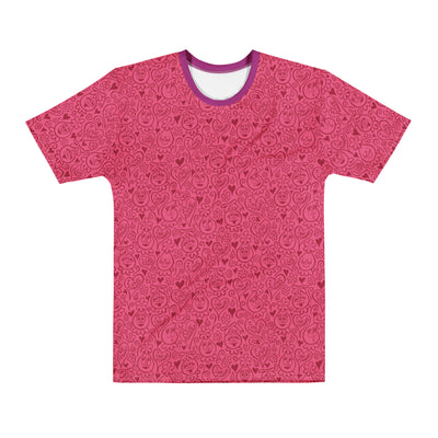 Men's Foofa "I Love Flowers!" Dazzleberry Print Tee