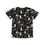 Youth & Toddler Gooble Black Fall Festival Pattern Tee