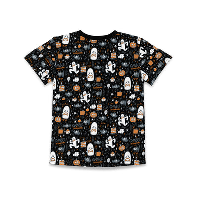 Youth & Toddler Gooble Black Fall Festival Pattern Tee