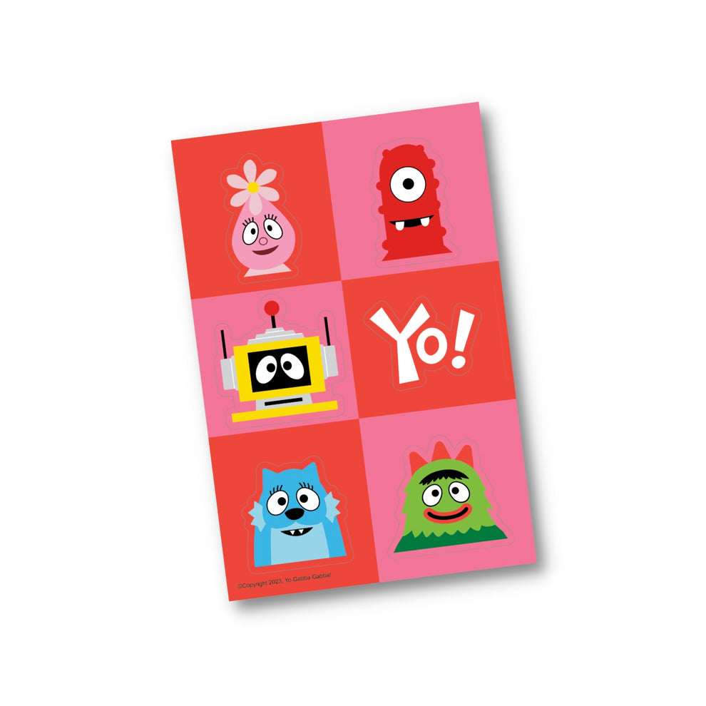 Yo! Team Gabba Sticker Sheet! – Official Yo Gabba Gabba Store